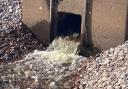 Storm overflow drain in Budleigh Salterton