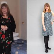 Topsham slimming world member Helen Patterson before and after