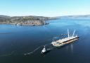 Mark Gardner captured incredible images of the Renfrew bridge being transported across the Firth of Clyde