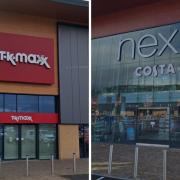 The alleged shoplifters are said to have targeted TK Maxx and Next in Port Glasgow