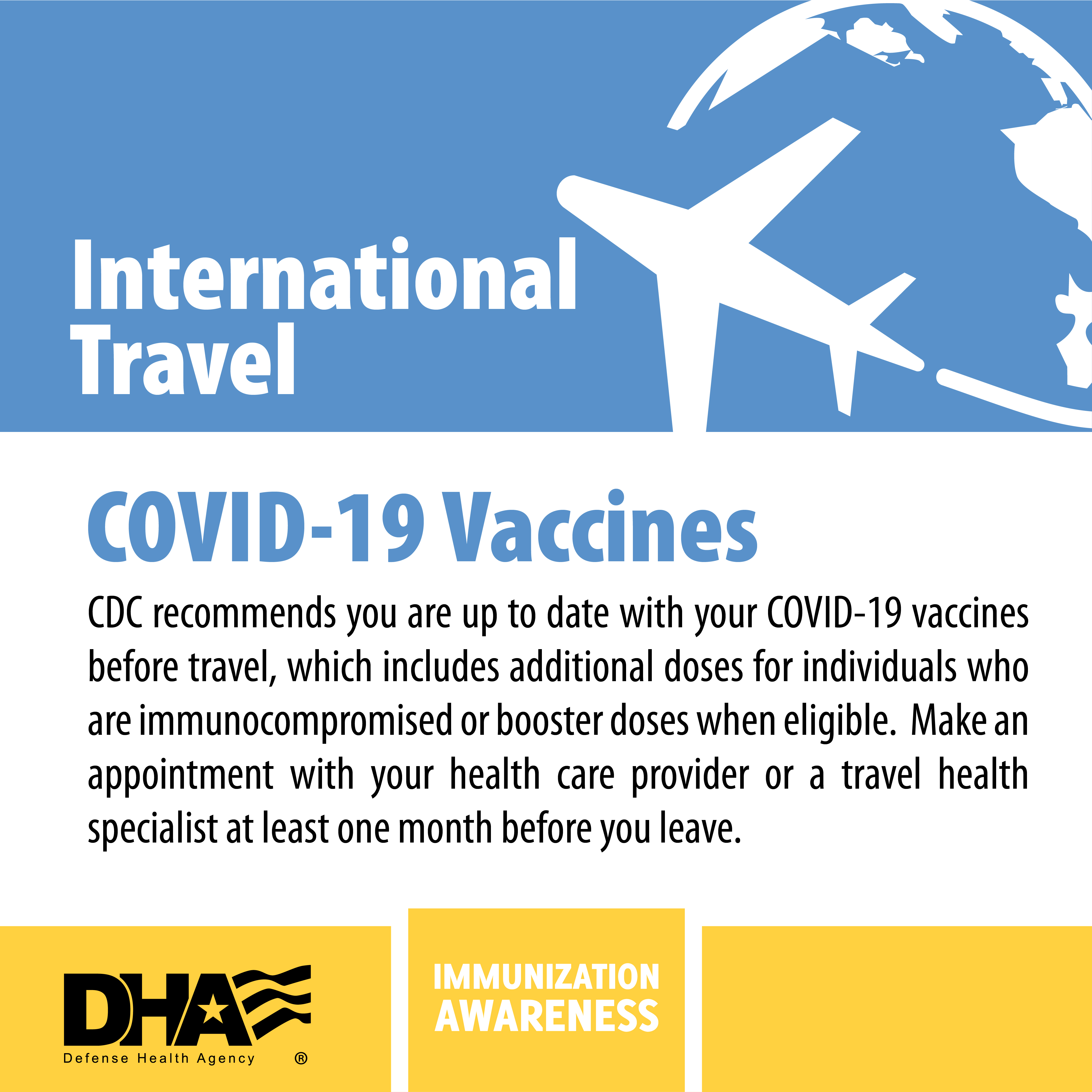 Link to biography of Immunization Awareness: Travel