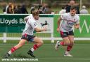 Try scorer Iwan Holder in action for Hereford during a previous match