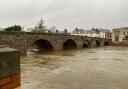 Flood alerts are in place for Herefordshire, including on the Wye