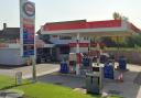 Petrol station in Whitney-on-Wye