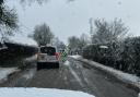 The A465 Hereford to Bromyard road was blocked