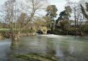 The river Lugg in Stoke Prior