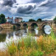 A flood warning has been removed for the river Wye between Hereford and Ross-on-Wye