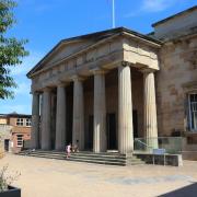 The Shirehall has a prominent position in Hereford