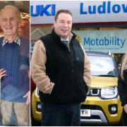 Darryl and Gillian Jones (left) were stranded in Ludlow when Luke Binnersley and Ella Simpson (right) of Ludlow Motors rescued them