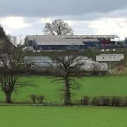 The caravans at Rookrow Farm