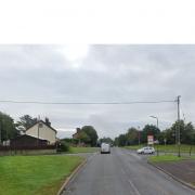 Roman Road was closed near to College Road