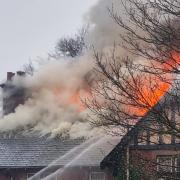 Latest updates: Smoke billows out of old Hereford hospital as fire takes hold