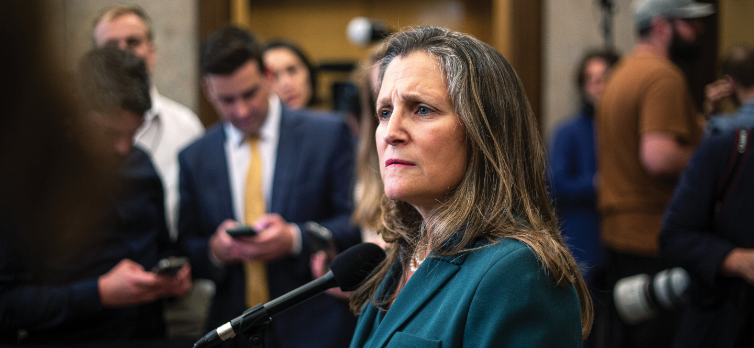 Minister of Finance Chrystia Freeland.