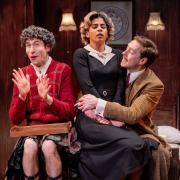 Eugene McCoy, Safeena Ladha and Tom Byrne in The 39 Steps