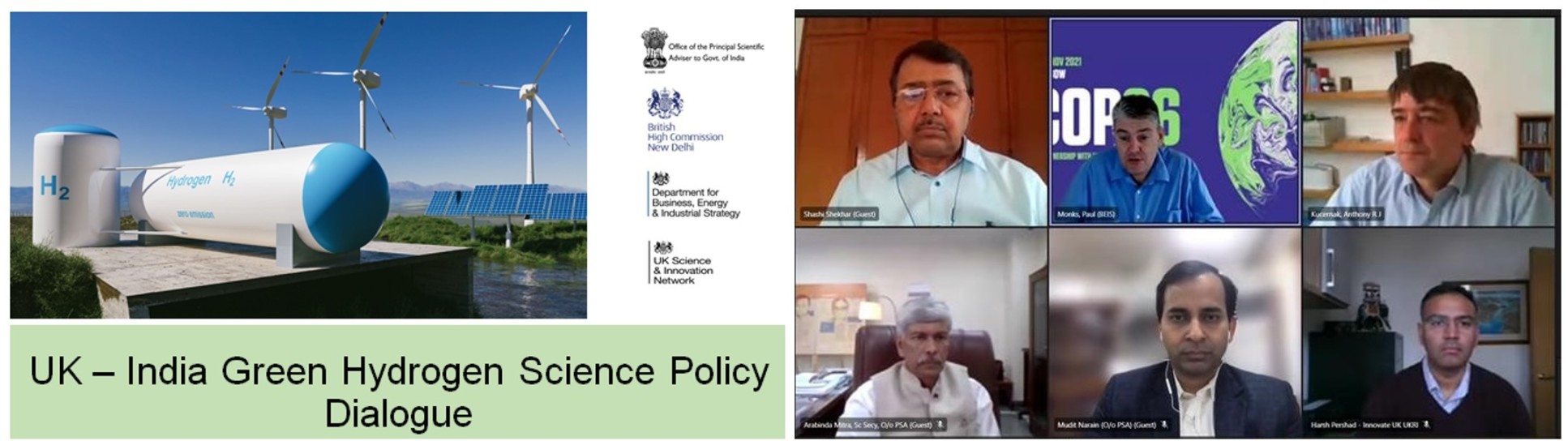 UK-India Green Hydrogen Science Policy Dialogue