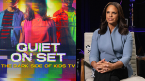 "Quiet on Set" promotional materials and Episode 5 host Soledad O'Brien