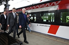 Собянин и Белозёров объявили о выходе на линии МЦД поезда "Иволга 4.0"
