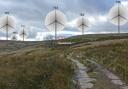 An image produced by objector Nick MacKinnon, which he says shows the visual impact the turbines would have for people walking from Haworth to Top Withens