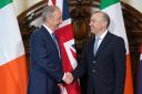 Tanaiste Micheal Martin and Northern Ireland Secretary Chris Heaton-Harris (Yui Mok/PA)