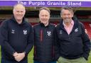 Neil McDonald, Harriers Owner, Richard Lane and Phil Brown