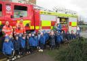 Children at Little Trinity Nursery enjoyed a visit from the Fire Service.