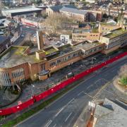 The County Buildings in Stourport are being demolished