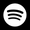 Spotify logo black and white