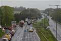 A1 shut after serious crash