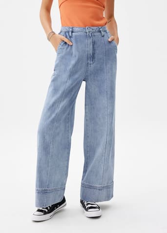 Denim Wide Leg Jeans