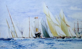 Cowes Week and the Royal Yacht: 