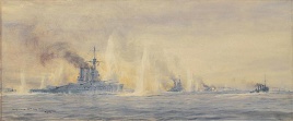 HMS TIGER AND BATTLE CRUISERS AT WINDY CORNER, 31S