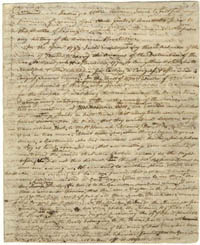 Letter from Paul Revere to Jeremy Belknap, circa 1798 