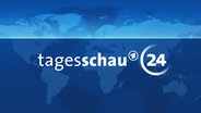 Schriftzug Tagesschau 24 auf blauem Grund © NDR/ARD 