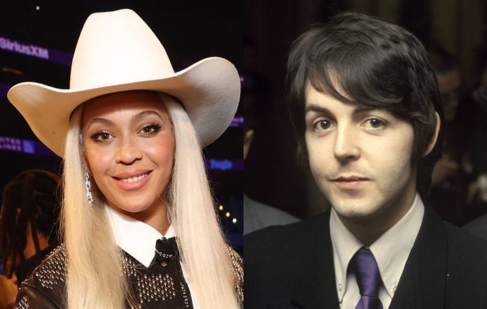 Beyonce and Paul McCartney