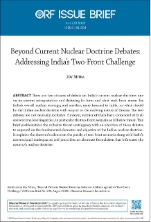 Beyond Current Nuclear Doctrine Debates: Addressing India’s Two-Front Challenge
