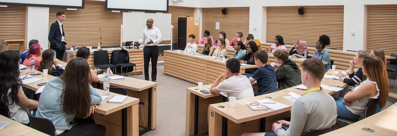 students in a seminar