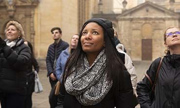 Visitors in Oxford