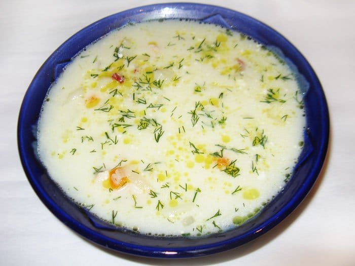 Сырный суп с копченостями - рецепт с фото