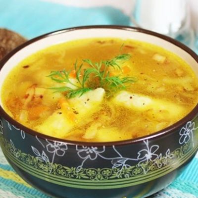 Картофельный суп с галушками - рецепт с фото