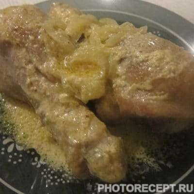 Куриные голени в сливочном соусе - рецепт с фото