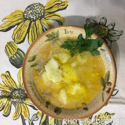 Суп «3D» с клецками-диетический, душевный, деликатный - рецепт с фото