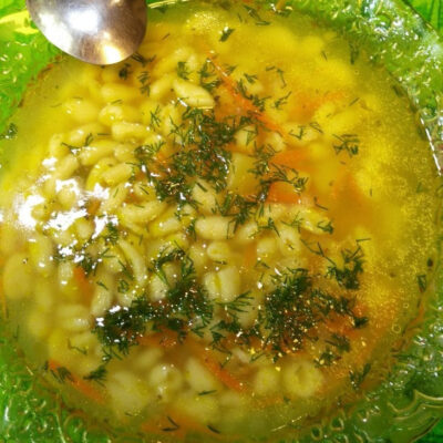 Суп с мини — клёцками - рецепт с фото