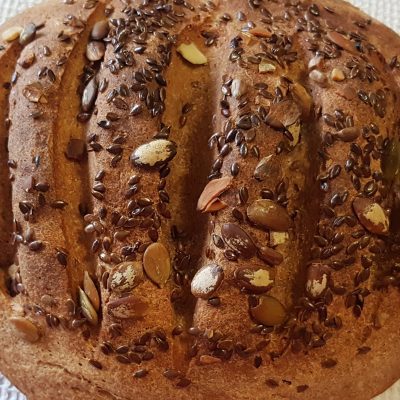 Домашний хлеб из цельнозерновой муки - рецепт с фото
