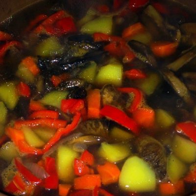 Картофельный соус с грибами - рецепт с фото