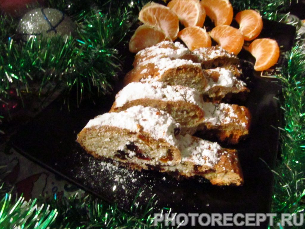 Фото рецепта - Рождественский кекс штолен из песочного теста - шаг 13