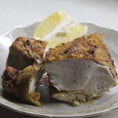 Грудинка из куриного филе по-карибски - рецепт с фото
