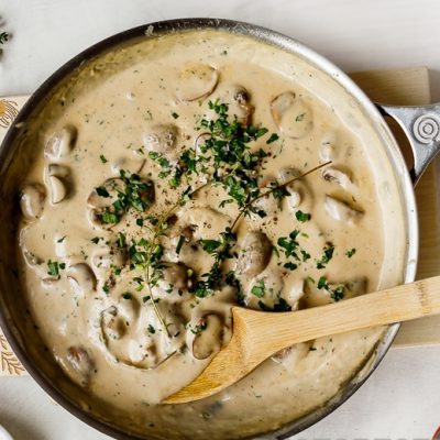 Белый орехово-грибной соус - рецепт с фото