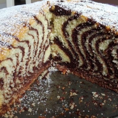Красивый и вкусный торт «Зебра» - рецепт с фото