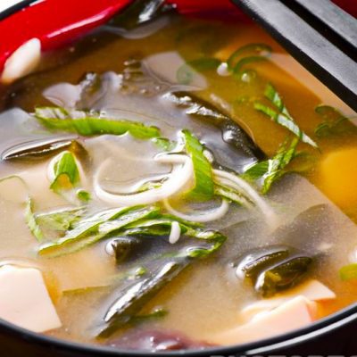 Японский суп с морепродуктами - рецепт с фото