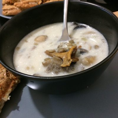 Грибной суп с чечевицей - рецепт с фото
